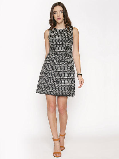 Printed Shift Dress