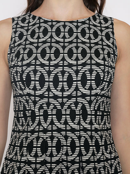 Printed Shift Dress